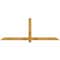 Ekena Millwork Eugene Rough Sawn Timber Gable Bracket, Western Red Cedar, 84"W x 31"H x 4"D x 4"F, 9/12 Pitch GBW084X31X0404EUG00RWR - alternate 1